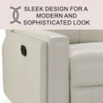 thumbnail image 3 of Rhodes 3-Piece Manual Leather Reclining Set, Assorted Colors, 3 of 23