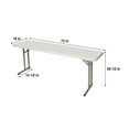 thumbnail image 5 of Hampden Furnishings 18" X 72" Folding Seminar Table, 5 of 6
