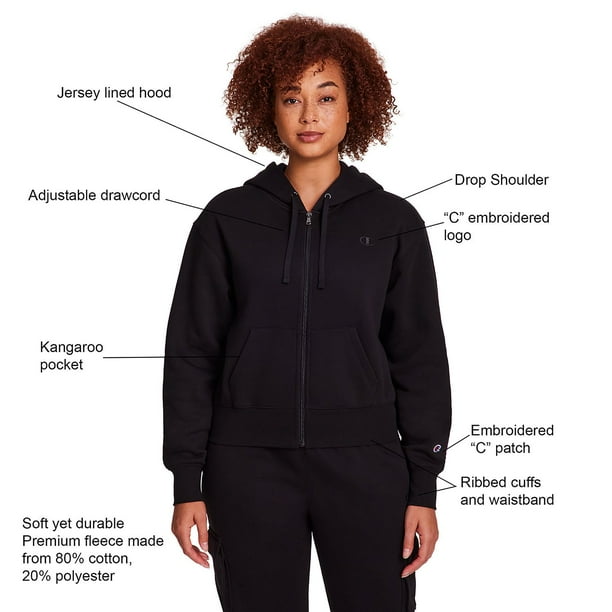 Champion Women's Fleece Full-Zip Jacket - Samsclub.com