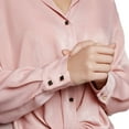 thumbnail image 6 of Express Women's Satin V-Neck Shirt, 6 of 6