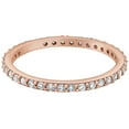 thumbnail image 2 of Round Cut Diamond Eternity Band in 14K Gold, 2 of 5