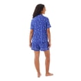 thumbnail image 3 of Member's Mark Women's Americana Notch Collar Short Sleeve and Short Pajama Set, 3 of 11