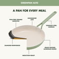 thumbnail image 4 of GreenPan Alto 8", 10" & 12" Ceramic Nonstick Fry Pan Set, 3-Pack, 4 of 8