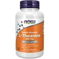 thumbnail image 1 of NOW Supplements Double Strength L-Theanine 200 mg. Stress Management* Supplement Capsules 120 ct., 1 of 6
