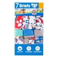 thumbnail image 2 of Character Toddler Boys 7-Pack Brief, 2 of 3