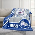 thumbnail image 2 of Logo Brands Tougaloo Bulldogs 60"x70" Super Plush Blanket, 2 of 6