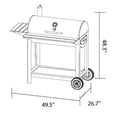 thumbnail image 7 of Member's Mark 35" Traditional Barrel Barbecue Grill, 7 of 7