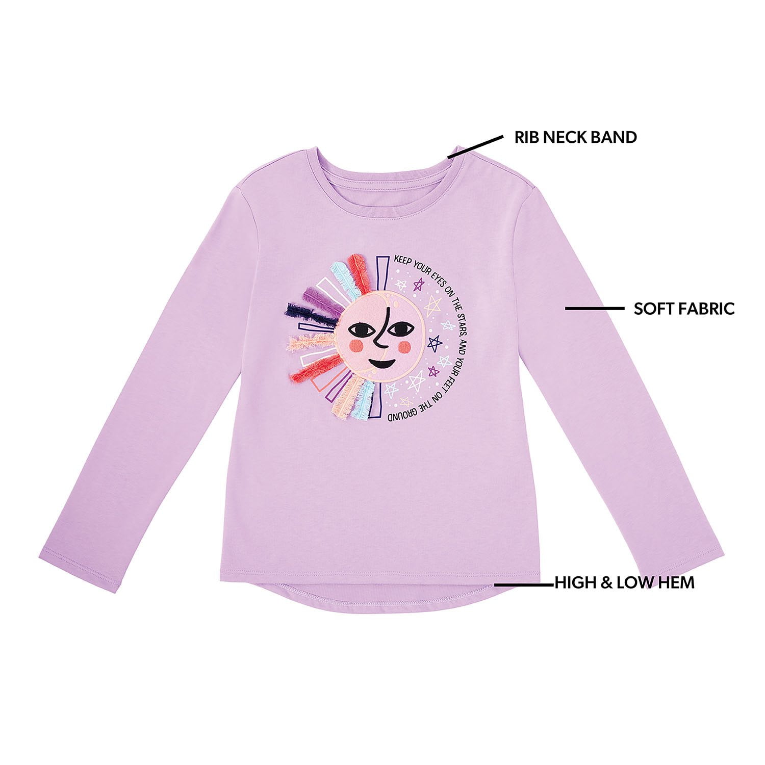 Member's Mark Girls Long Sleeve Tee - Samsclub.com