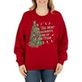 thumbnail image 1 of State of Mine Women's Holiday Crewneck Sweatshirt, 1 of 9