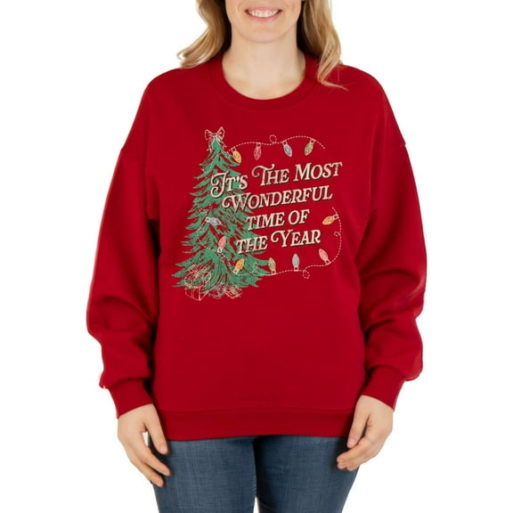 State of Mine Women's Holiday Crewneck Sweatshirt