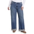 thumbnail image 6 of Nine West Women's Cuffed Wide Leg Jean, 6 of 8