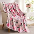 thumbnail image 1 of Hallmark Spring Plush Throw Blankets, 50" x 70", 1 of 5