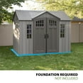 thumbnail image 2 of Lifetime 10' x 8'  Rough Cut Outdoor Storage Shed, 2 of 26