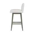 thumbnail image 10 of HH2 Home Upholstered Key Back Wood Adjustable Height Swivel Bar Stool, 10 of 19