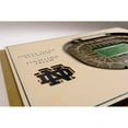 thumbnail image 4 of YouTheFan Notre Dame Fighting Irish 17"x13" 3D 5 Layer Stadium View Wall Art, 4 of 5