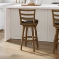 thumbnail image 7 of HH2 Home Ronan Wood Ladder Back Adjustable Height Swivel Stool, 7 of 22