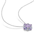 thumbnail image 5 of Amethyst and Tanzanite Cocktail Pendant in Sterling Silver, 5 of 6