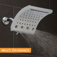 thumbnail image 8 of Oxygenics Curve 3-Setting Rain Shower Head, Various Finishes, 8 of 10