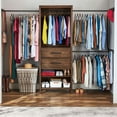 thumbnail image 2 of Member's Mark Closet System, Brown Wood Veneer Finish, 2 of 8