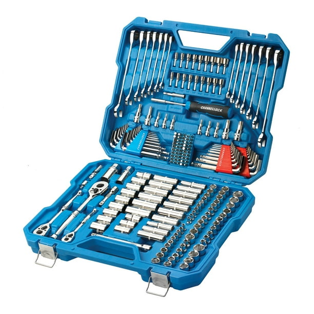 channellock ツールセット Channellock 225pc Professional Mechanic's Tool Set SAE & Metric
