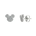 thumbnail image 2 of Disney Diamond Earrings in 14K White Gold, 2 of 5