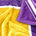 thumbnail image 6 of Logo Brands LSU Tigers 60"x70" Super Plush Blanket, 6 of 6