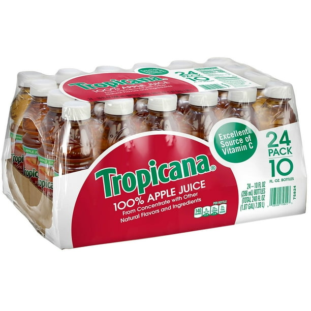 Tropicana 100% Apple Juice 10 fl. oz., 24 pk. - Samsclub.com