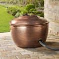 thumbnail image 1 of Member’s Mark Decorative Metal Hose Storage Pot with Drainage Holes, 1 of 3