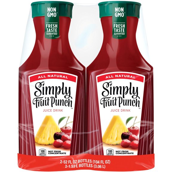Simply Fruit Punch, 52 fl. oz., 2 pk.