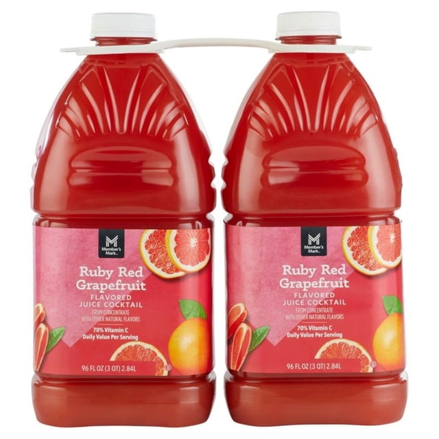 Member's Mark Red Ruby Grapefruit Juice 96 fl. oz., 2 pk.