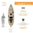 thumbnail image 2 of Lifetime 10' Tamarack Angler Kayak with Paddles, 2 pk., 2 of 21