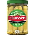 thumbnail image 1 of Claussen Deli-Style Kosher Dill Pickle Spears, 80 fl. oz., 1 of 13