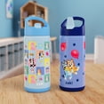 thumbnail image 8 of Zak Designs 14oz Double Wall Stainless Steel Siply Clutch Water Bottle, 2-Pack, 8 of 8