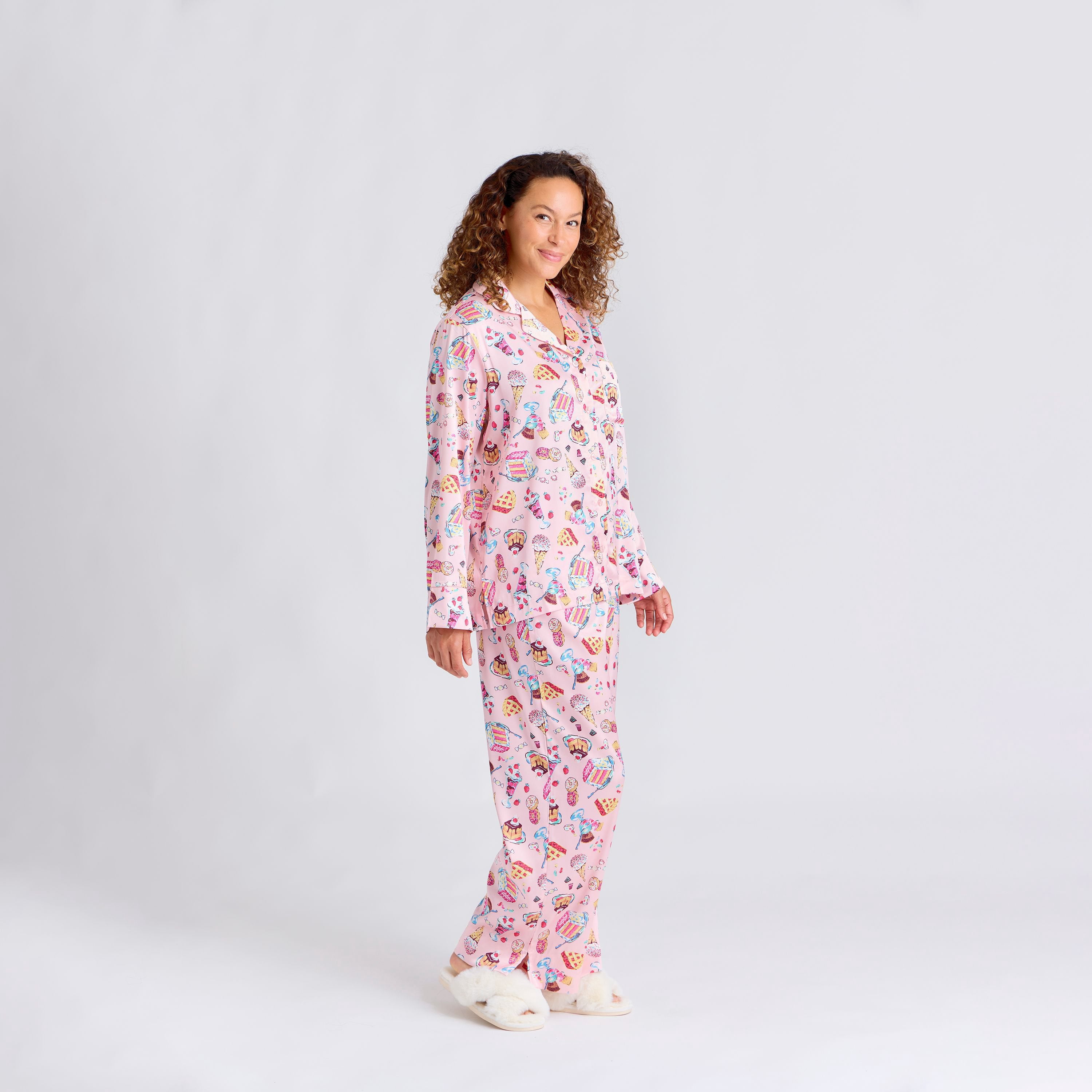 希少 Nick & Nora ニック＆ノラ パジャマパンツ フラミンゴ XL Nick & Nora Satin Pajama Set - Samsclub.com