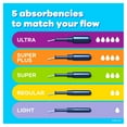 thumbnail image 6 of Tampax Pearl Regular Tampons, 96 ct., 6 of 9