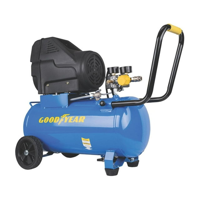 Goodyear 8 Gallon 150 PSI Oil Free Portable Horizontal Electric Air Compressor