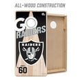 thumbnail image 3 of YouTheFan Las Vegas Raiders 2'x4' Cornhole Board Set, 3 of 6