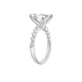 thumbnail image 3 of Lab Created 3.48 CT. T.W. Elongated Cushion Cut Pave Diamond Ring, 3 of 6