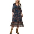 thumbnail image 1 of Frye Women's Long Sleeve Maxi Dress, 1 of 6