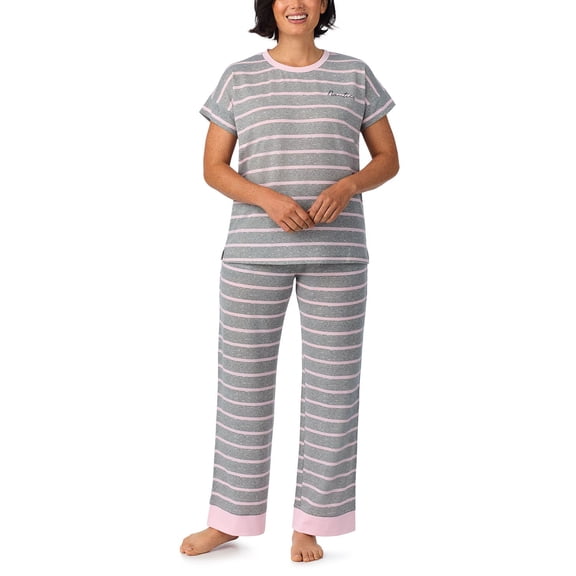 Nautica 2-Piece Short Sleeve Top and Pant PJ Set