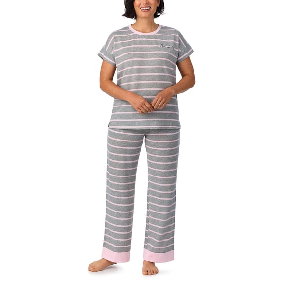 Nautica 2-Piece Short Sleeve Top and Pant PJ Set