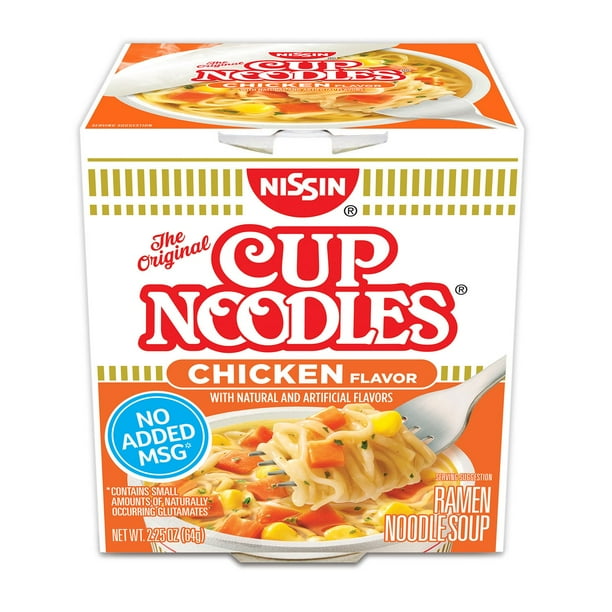 CupNoodle × CLUBHAUS “WE AIM FOR THE CUP Nissin Cup Noodles, Chicken Flavor 2.25 oz., 12 pk