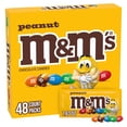 thumbnail image 1 of M&M'S Peanut Milk Chocolate Candy, Singles Size, 1.74 oz., 48 pk., 1 of 9