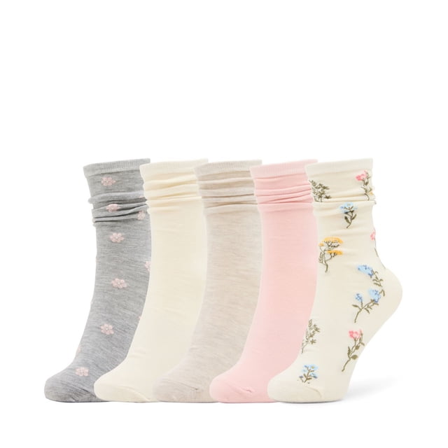 Steve Madden Women's 5-Pack Crew Sock