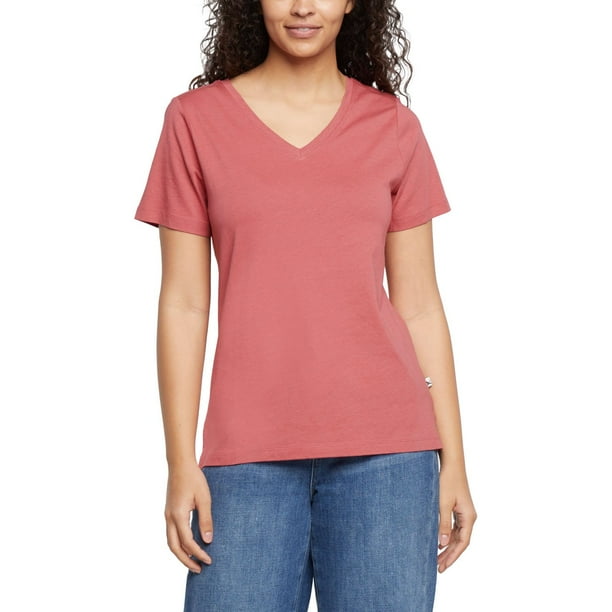 Eddie Bauer Women's Short Sleeve V-Neck T-Shirt