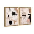 thumbnail image 1 of Strings Attached Set Neutral Abstract Canvas Print by Oliver Gal Prints, 1 of 4