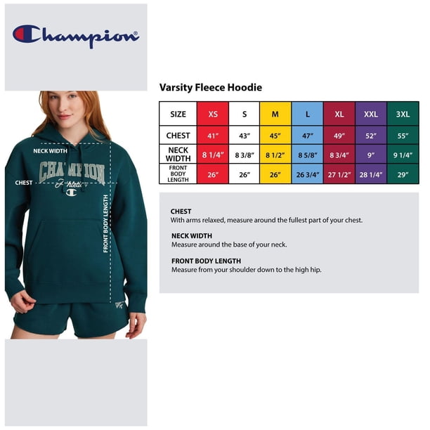 Champion Women's Varsity Fleece Hoodie - Samsclub.com