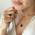 thumbnail image 7 of Lab Created Gemstone Necklace in 14K Yellow Gold, 7 of 7