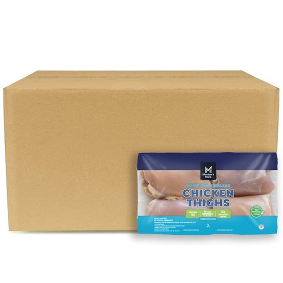 Member's Mark Boneless Skinless Chicken Thighs, Case, priced per pound