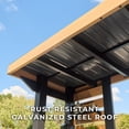 thumbnail image 17 of Backyard Discovery Luxury Galvanized Steel Covered Outdoor Kitchen w/ Grill & Pizza Oven, 17 of 26